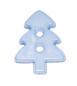 Preview: Bouton enfant sapin de Noël bleu foncé 17 mm 0,67 inch